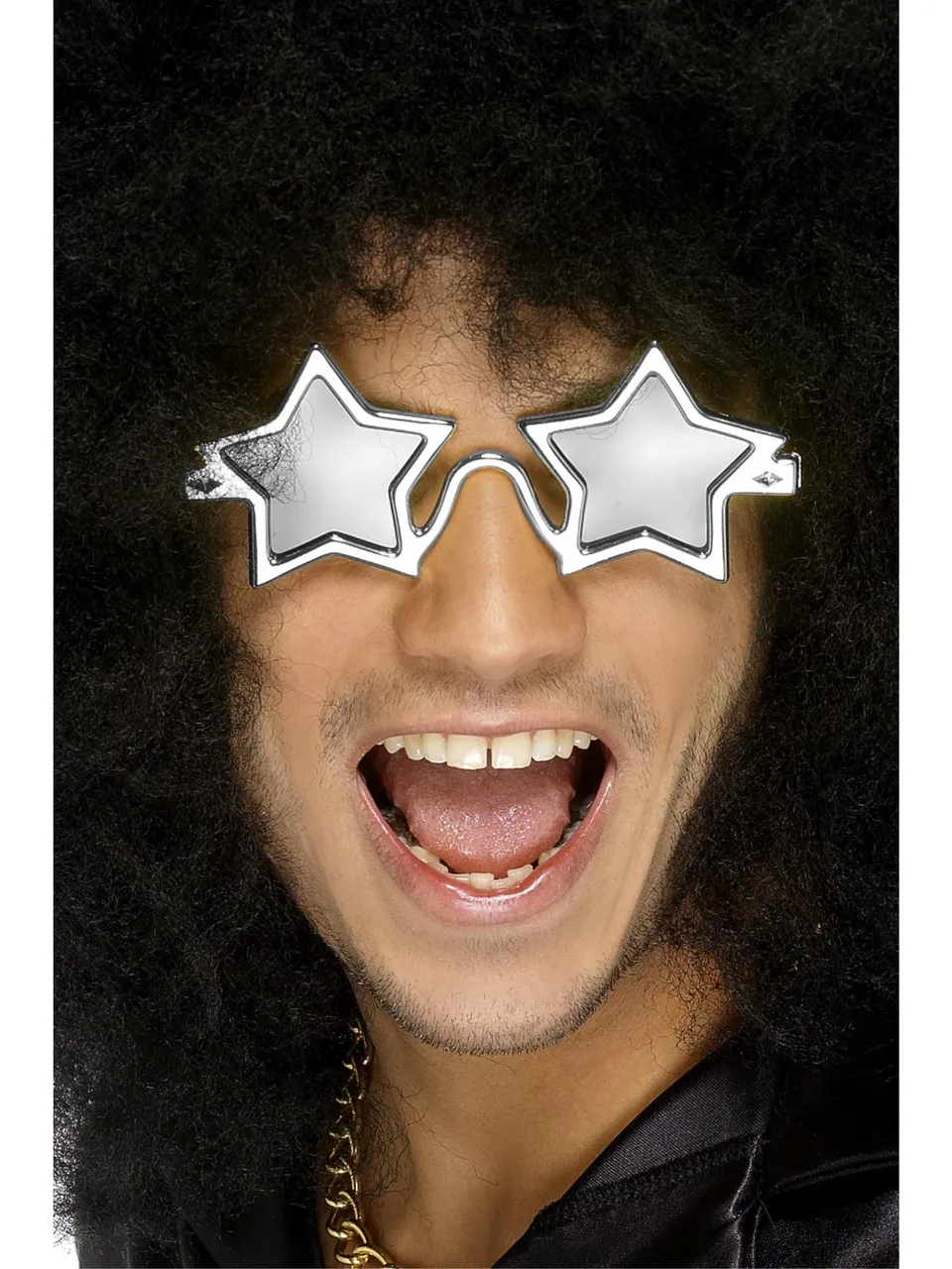 smiffys-fever-superstar-shades-stern-brille-silber image 1
