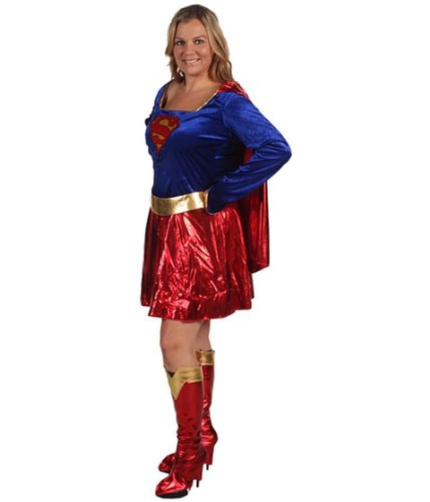 rubie-s-deluxe-supergirl-damenkost-m-bergr-e-kleid image 8