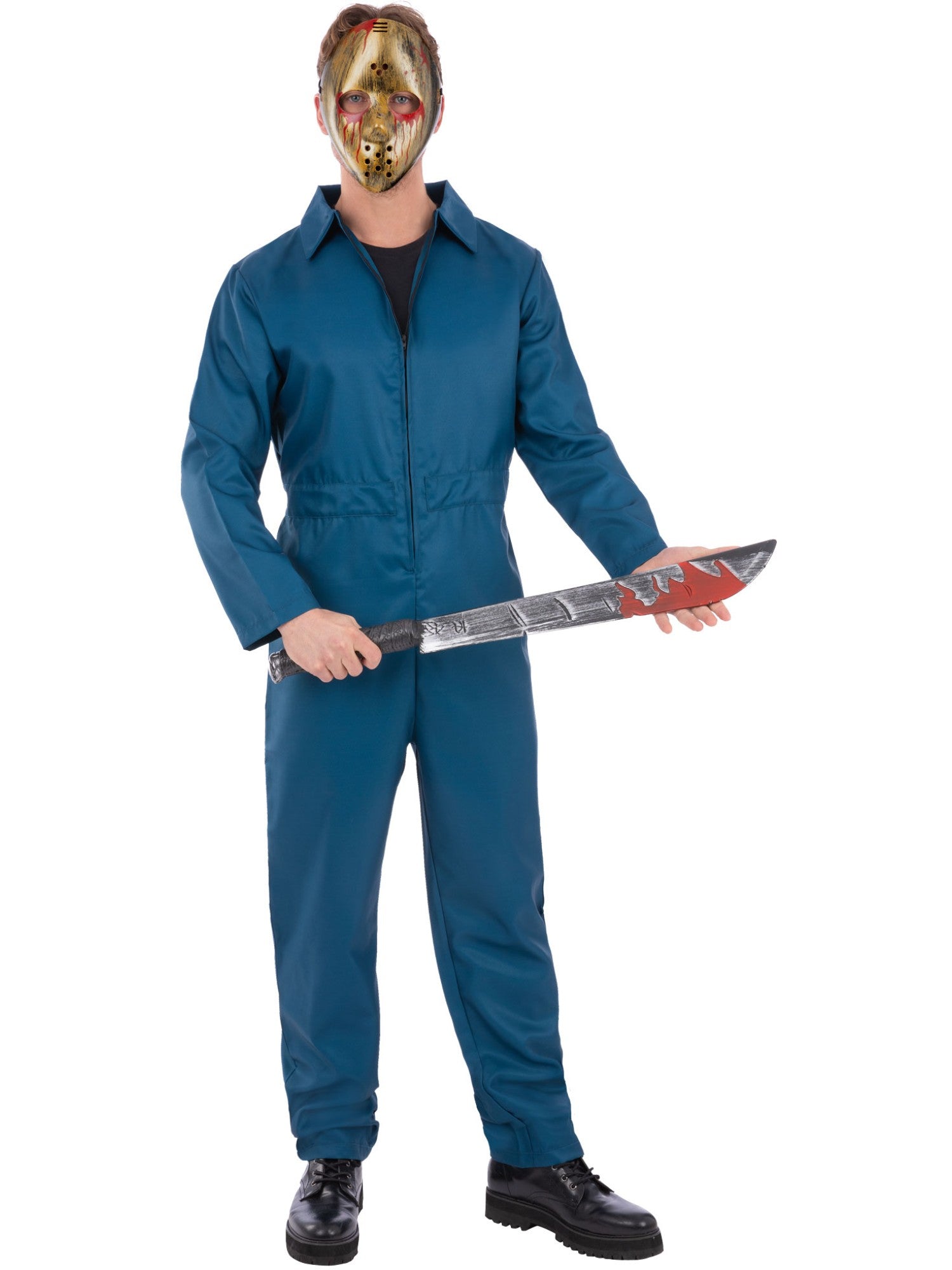 smiffys-fever-navy-boiler-suit-kost-m-overall-gr-l-dunkelblau image 4