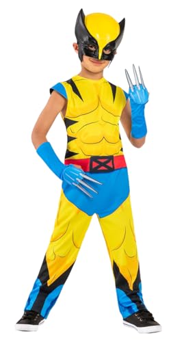 rubie-s-deluxe-marvel-wolverine-kinderkost-m-7-8-mit-krallen image 3