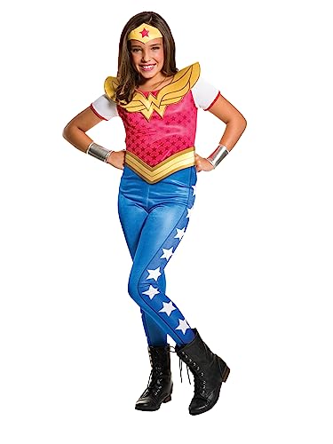 rubie-s-deluxe-wonder-woman-kost-m-kinder-s-super-hero-girls image 3