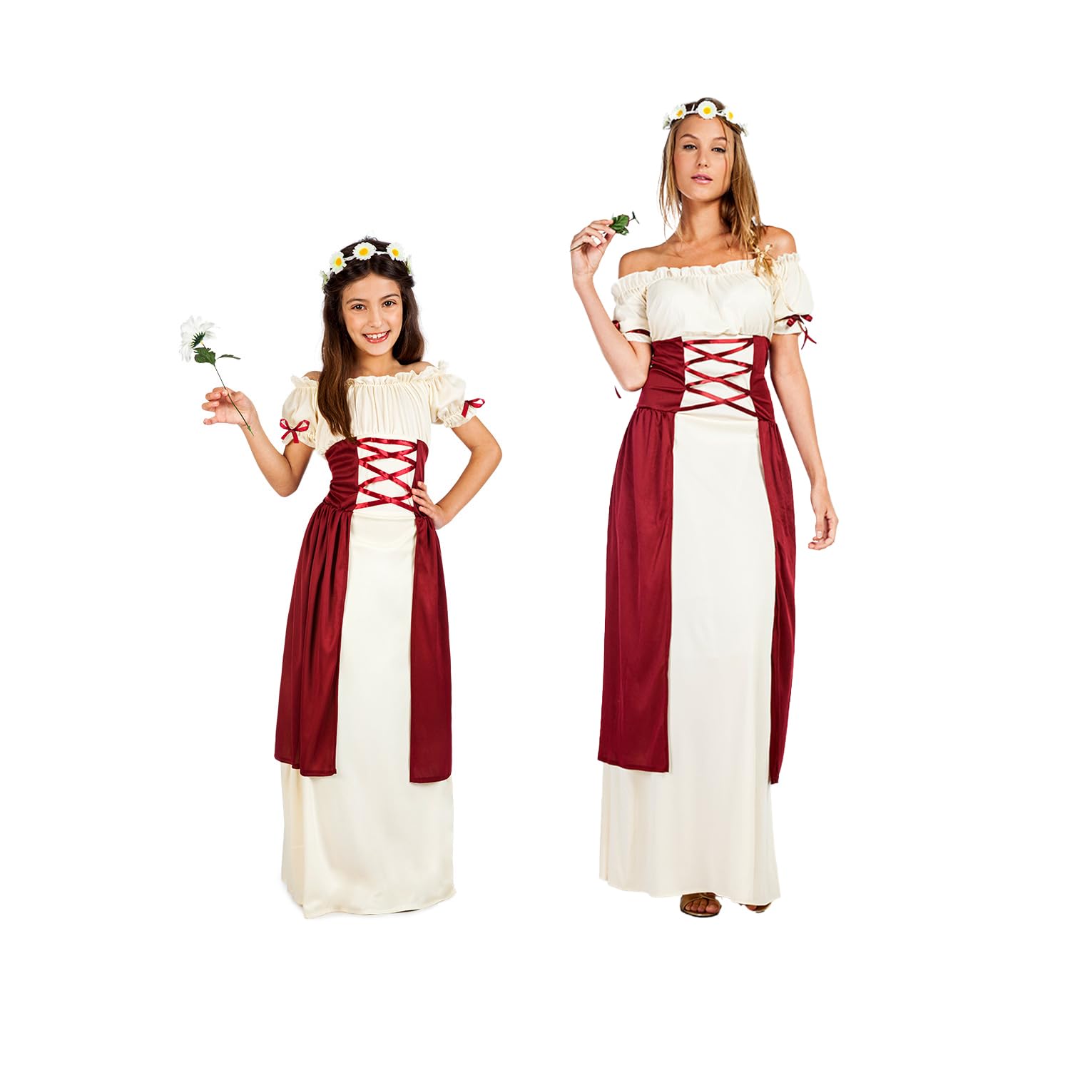 boland-burgfr-ulein-kinderkost-m-7-9-jahre-mittelalter-kleid image 1