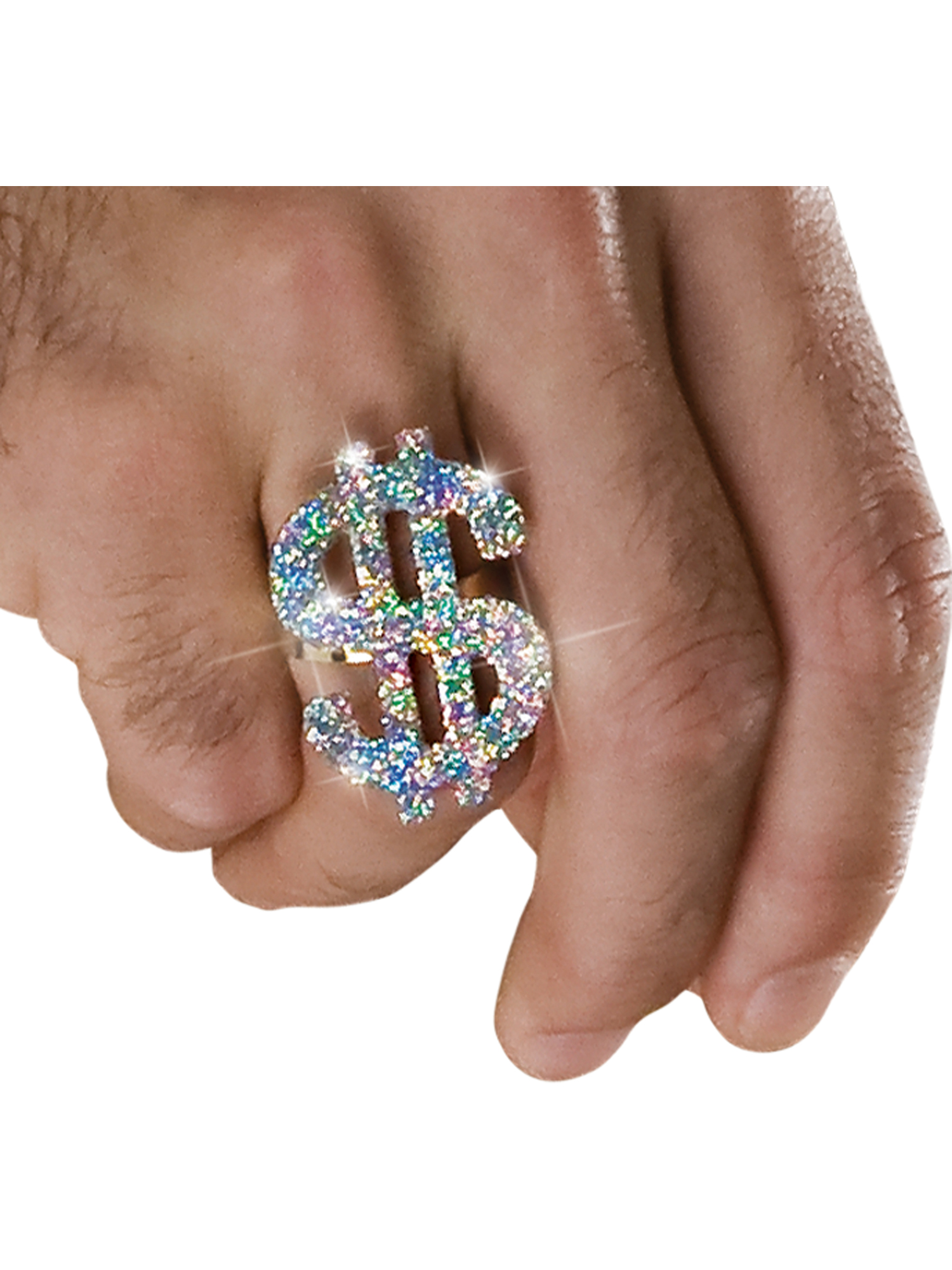 rubies-bague-dollard-ring-dollar-mit-strass-einheitsgr-e image 1