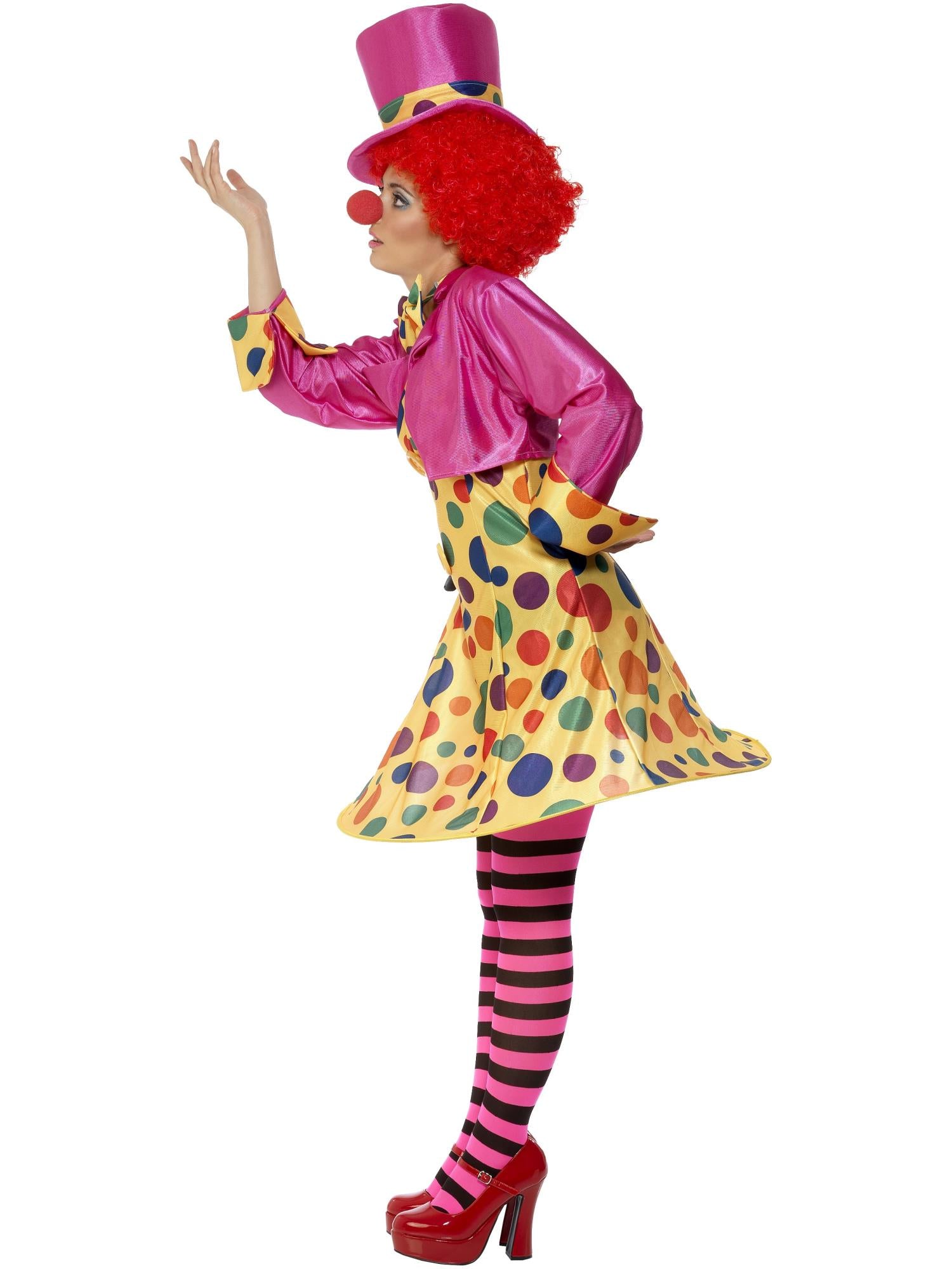 smiffys-fever-clown-lady-kost-m-bunt-damen-5-teilig image 3
