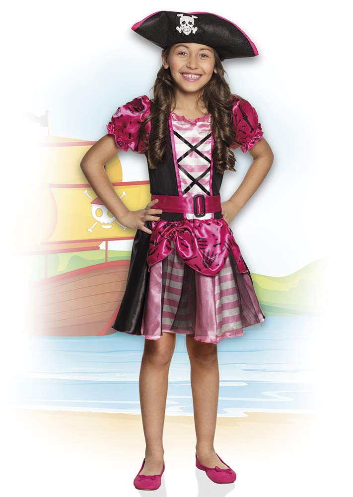 boland-piratin-nina-kinder-kost-m-kleid-set-mit-hut image 3