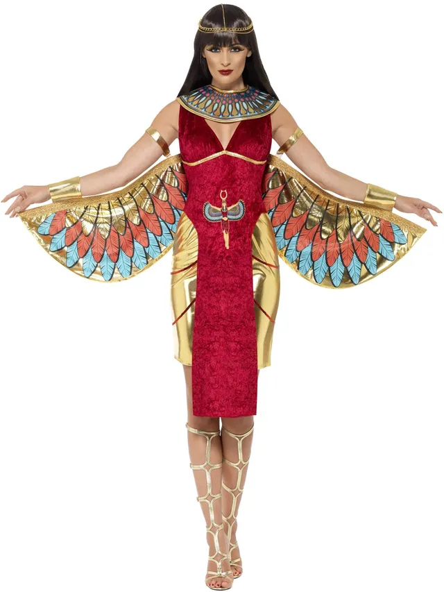 smiffys-fever-egyptian-goddess-kost-m-rot-s image 1