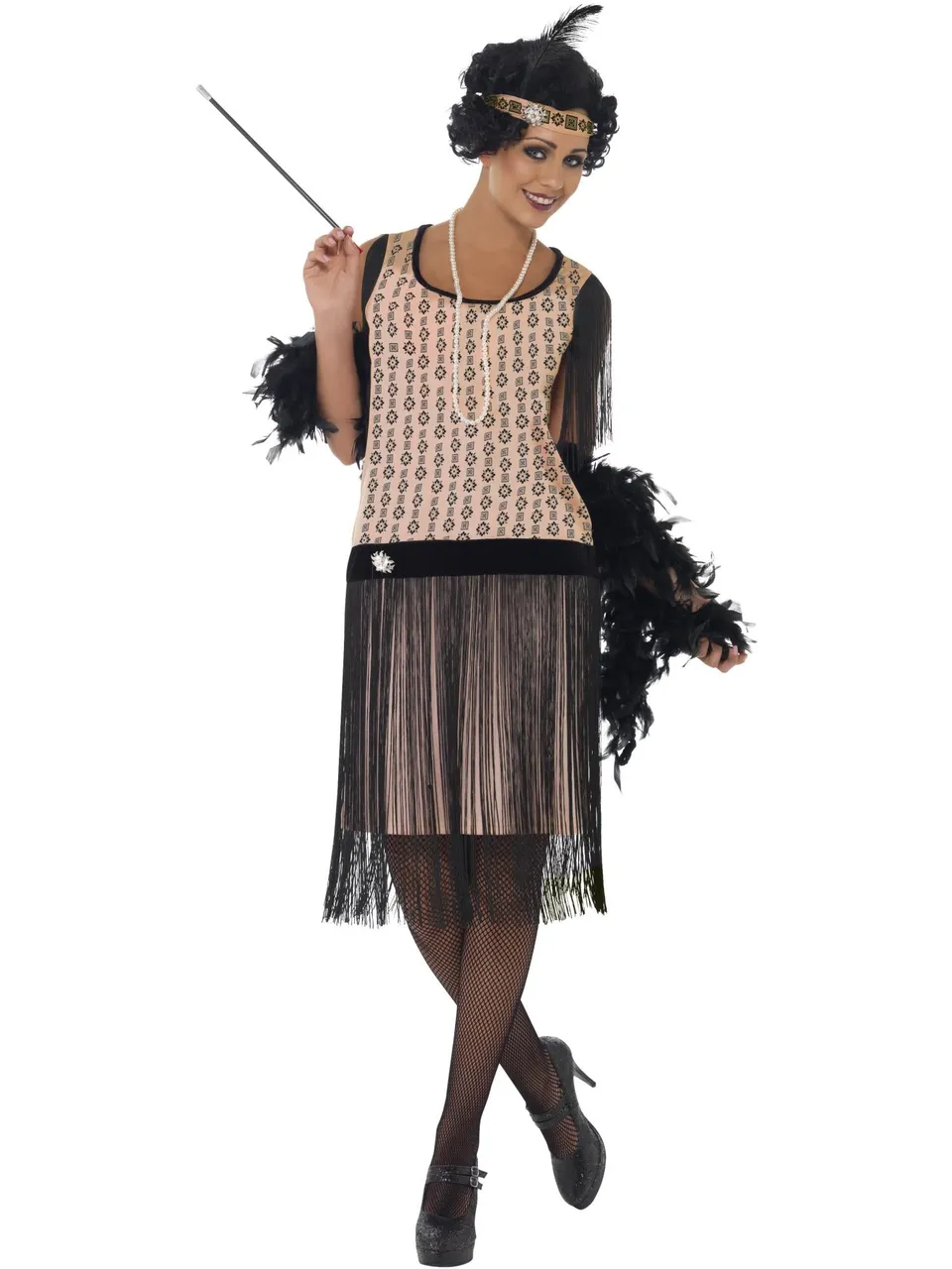smiffys-fever-1920s-coco-flapper-kost-m-rosa-damen image 1