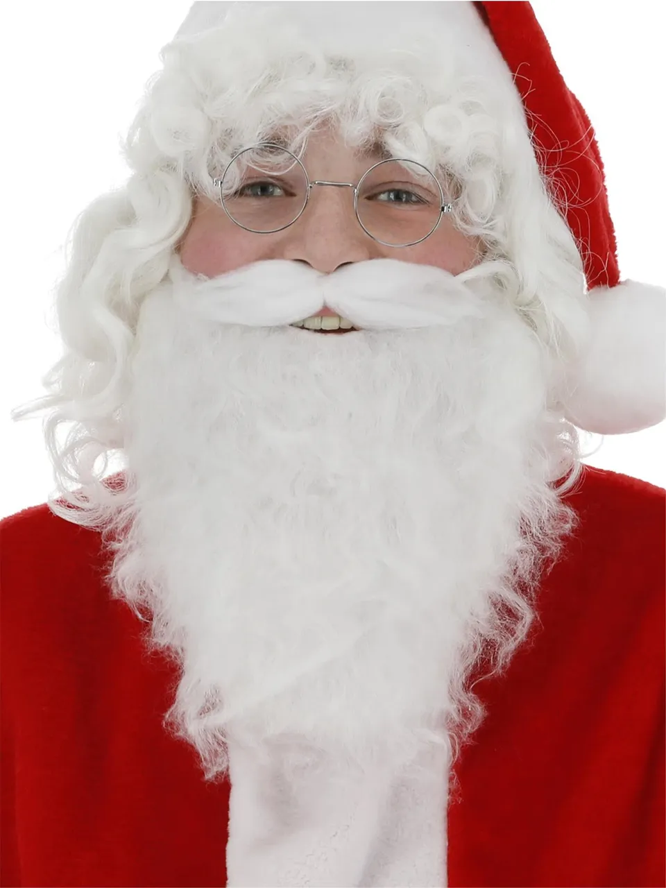 smiffys-fever-santa-bart-wei-weihnachtsmann-kunstbart image 1