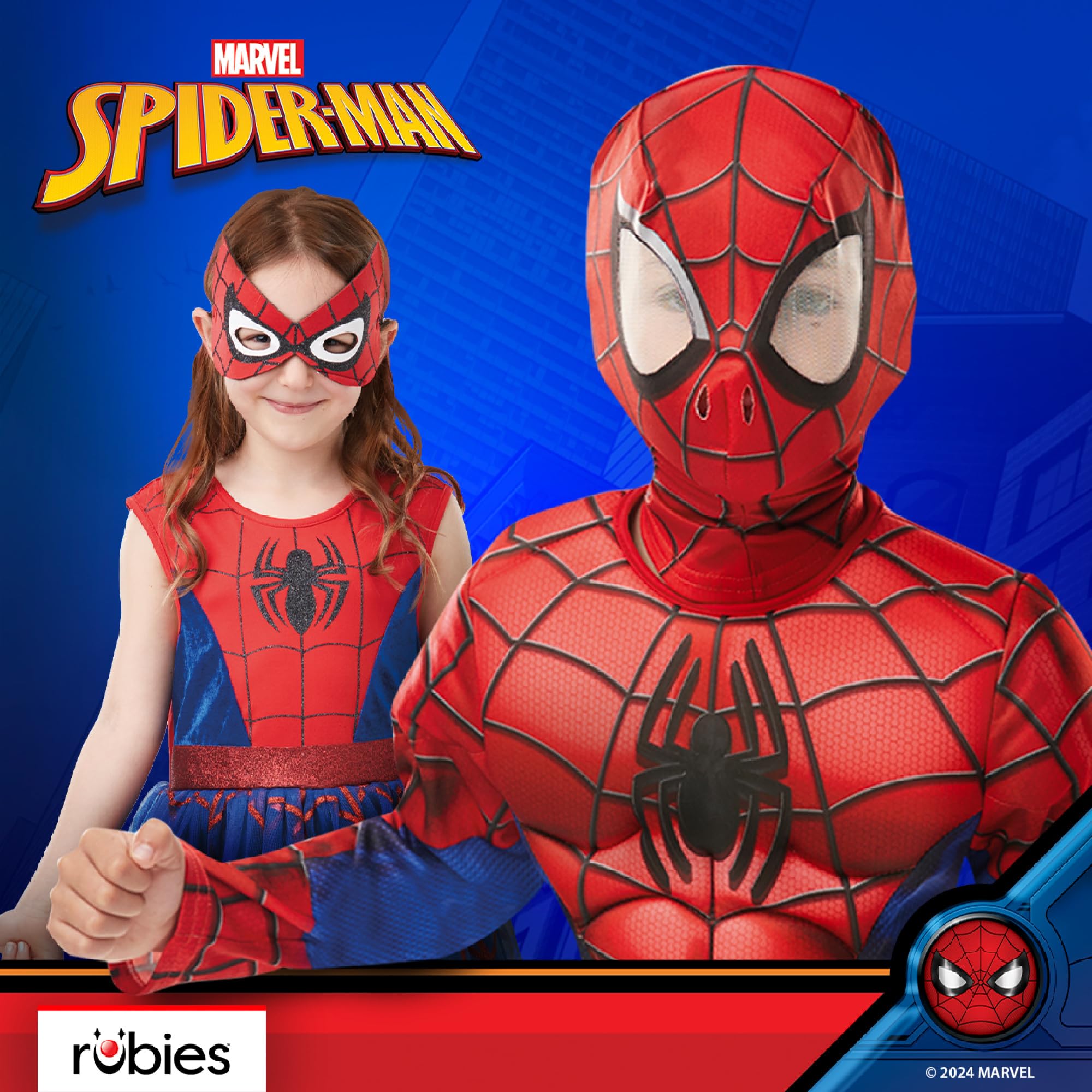 rubie-s-deluxe-spider-man-kost-m-kinder-7-8-jahre-muskeln image 7
