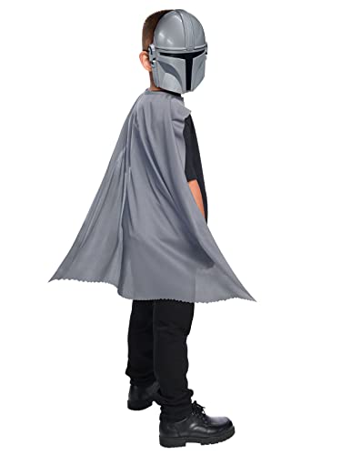 rubie-s-deluxe-mandalorian-kost-m-set-umhang-maske-kinder image 3
