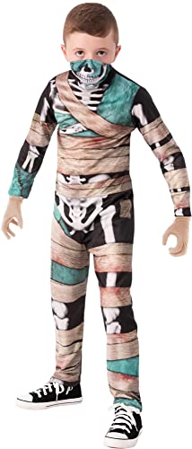 rubie-s-deluxe-skelett-kost-m-kinder-halbmaske image 5