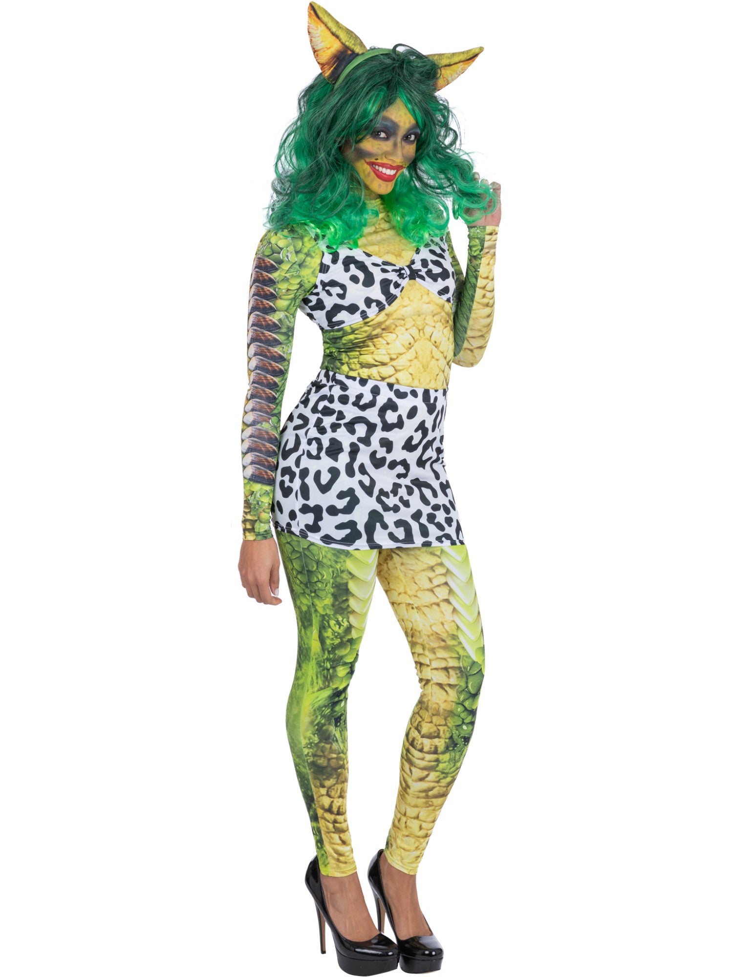 smiffys-fever-gremlins-greta-kost-m-damen-gr-n-m image 3