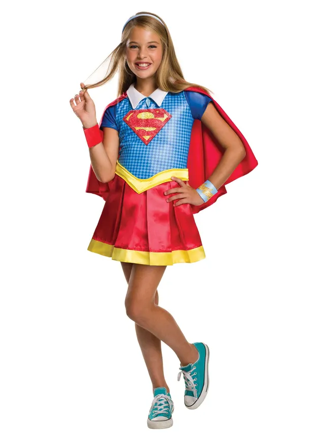 rubie-s-deluxe-supergirl-kinderkost-m-dc-super-hero-girls-gr-s image 1