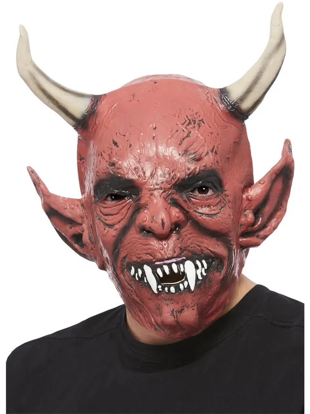 fever-devil-teufelsmaske-rot-latex-mit-h-rnern image 1