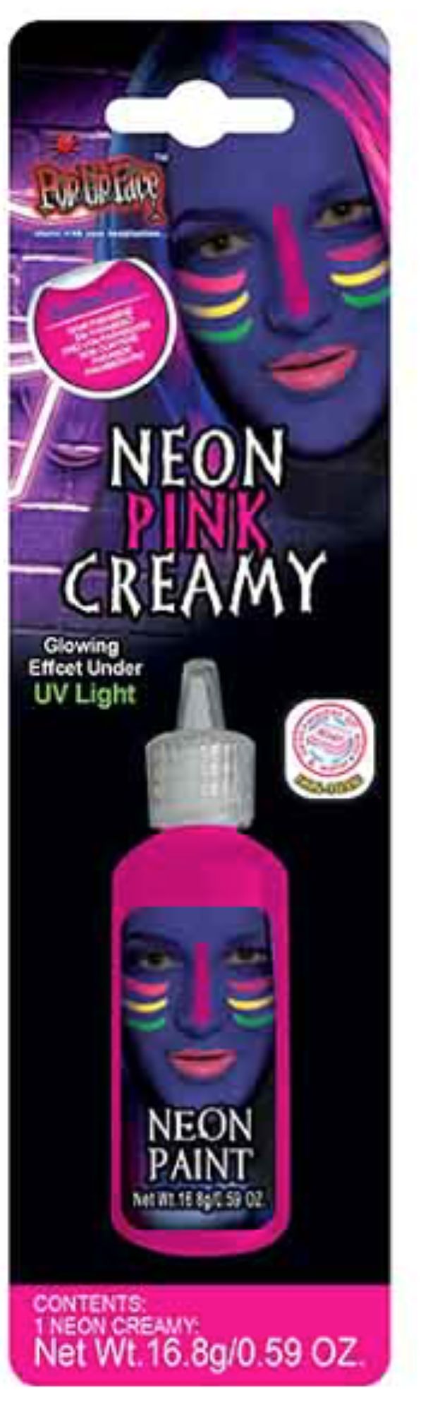 rubies-neon-schminkcreme-rosa-tube-16-8-g image 2