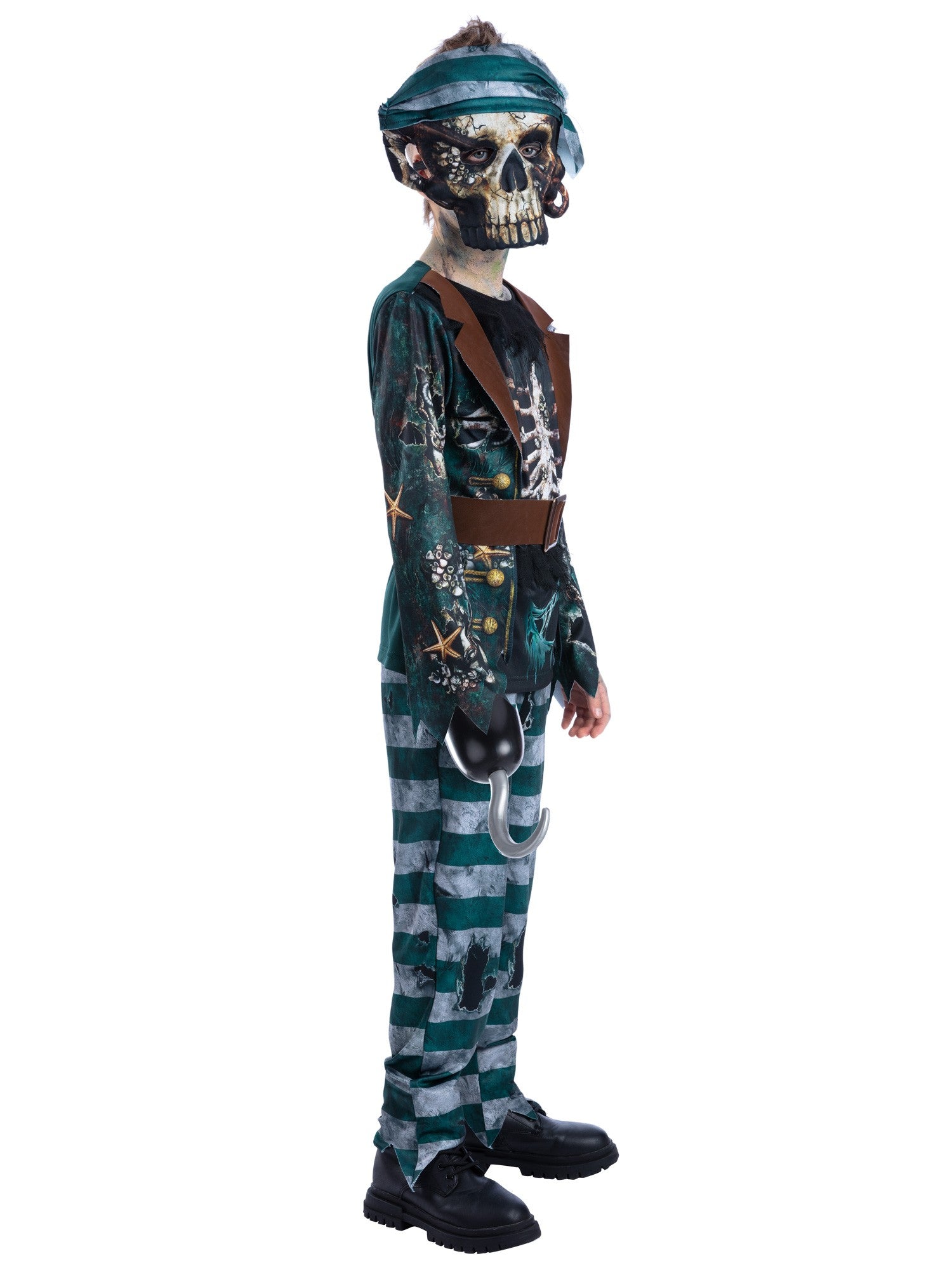 smiffys-fever-skelett-pirat-kinderkost-m-mit-maske-gr-l image 3