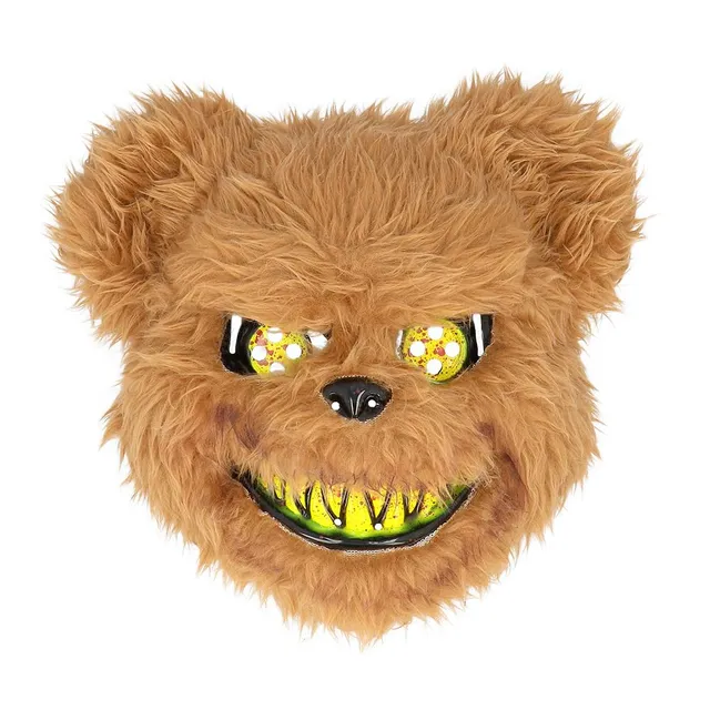 boland-gruseliger-teddy-horrormaske-pl-sch-tiermaske image 1