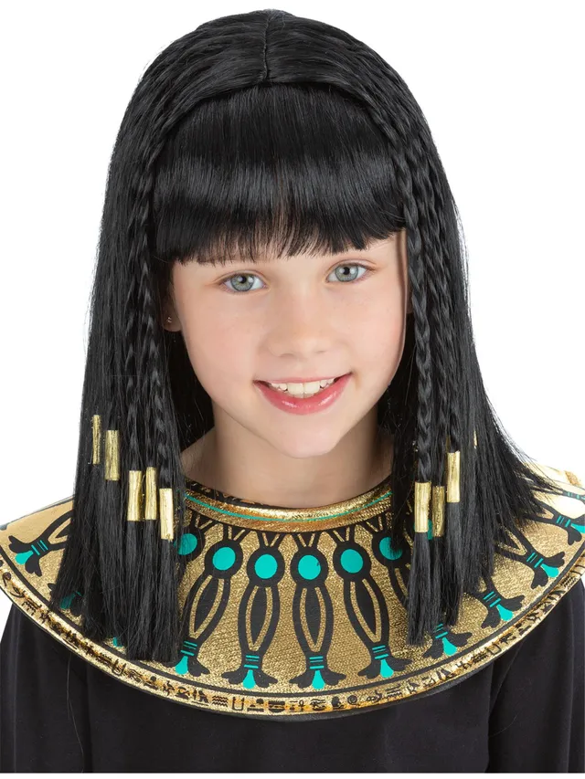 smiffys-fever-cleopatra-per-cke-kinder-schwarz-gold-bob image 1
