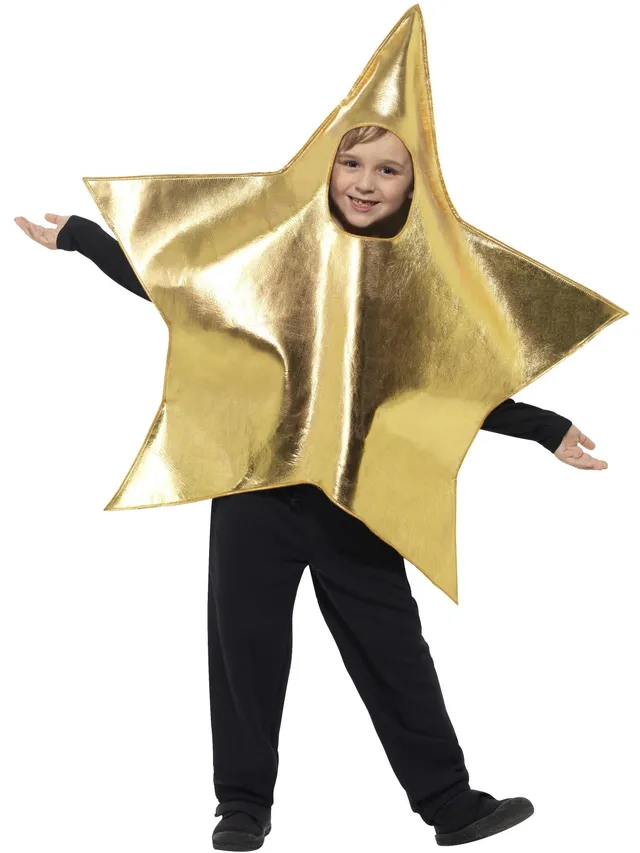 smiffys-fever-shining-star-kinderkost-m-stern-gold image 1