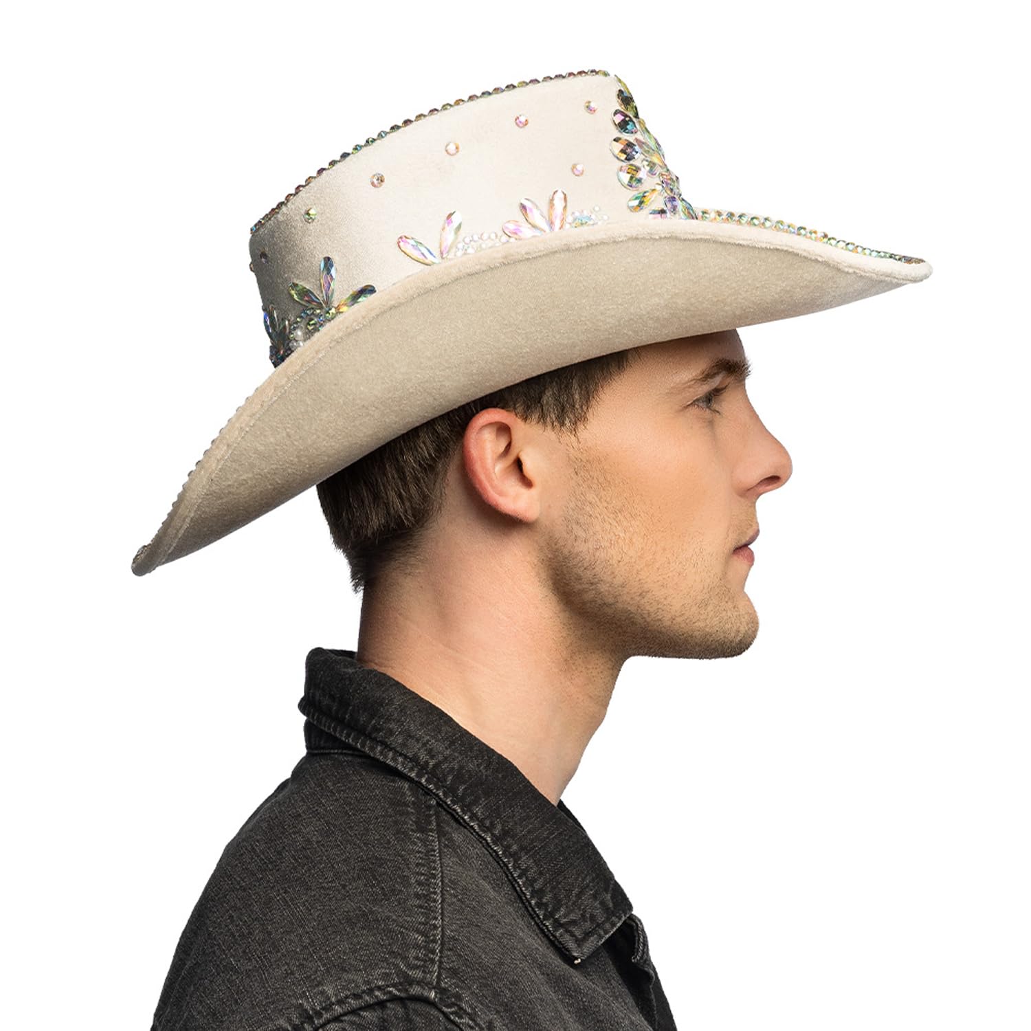 boland-crystal-cowboyhut-strass-beige-59-cm image 4