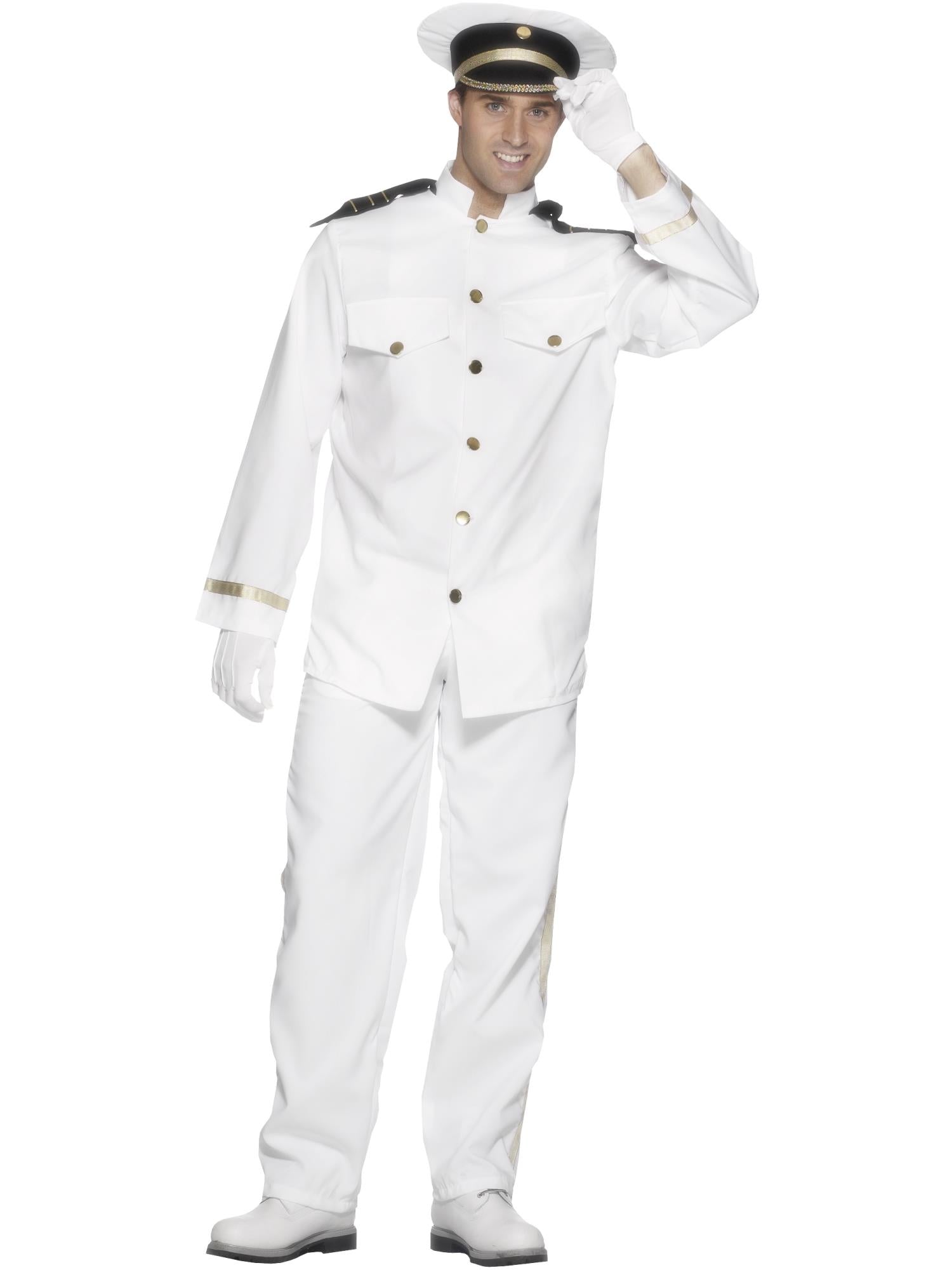 smiffys-fever-captain-herrenkost-m-wei-4-tlg-gr-m image 1