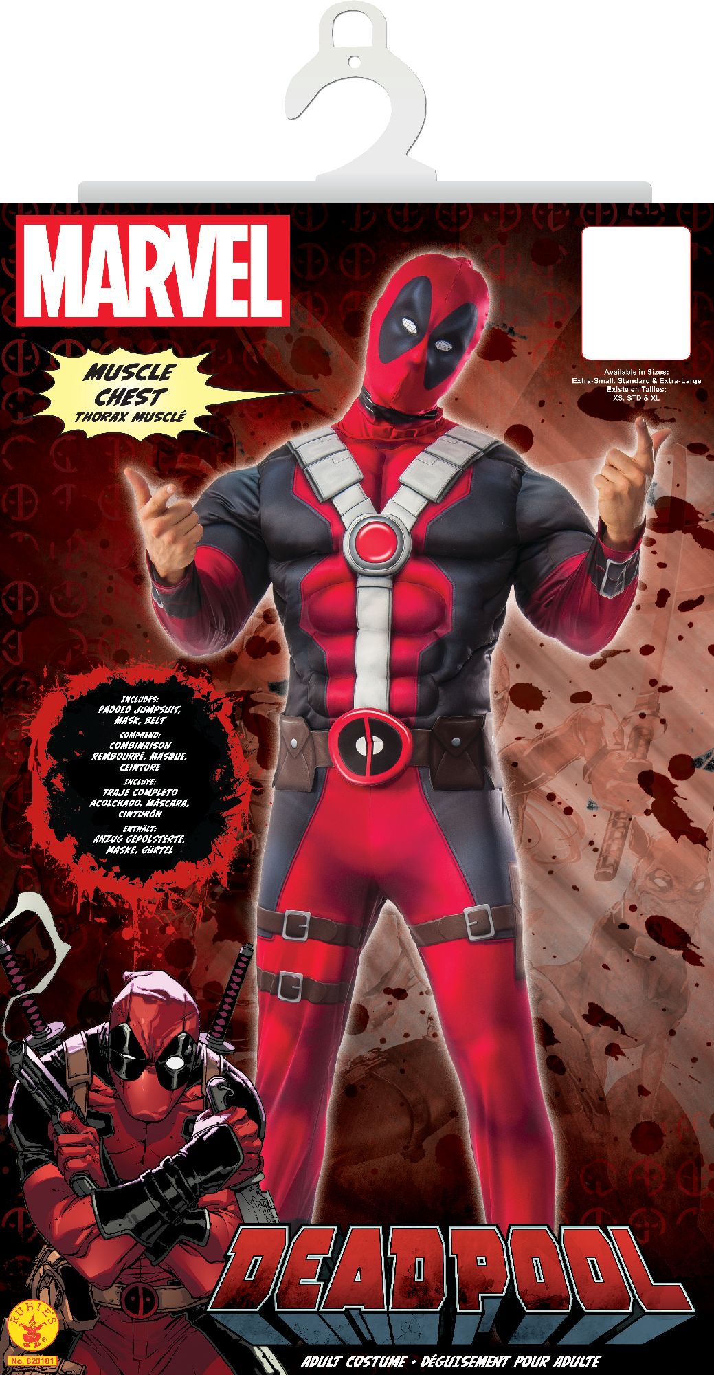 rubies-d-guisements-deadpool-kost-m-luxe-erwachsene image 2