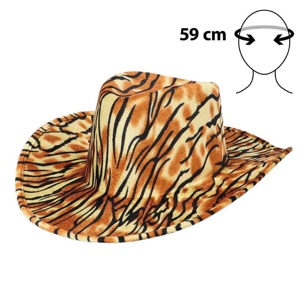 boland-headwear-cowboyhut-wild-tiger-hut-59-cm-animal-print image 5