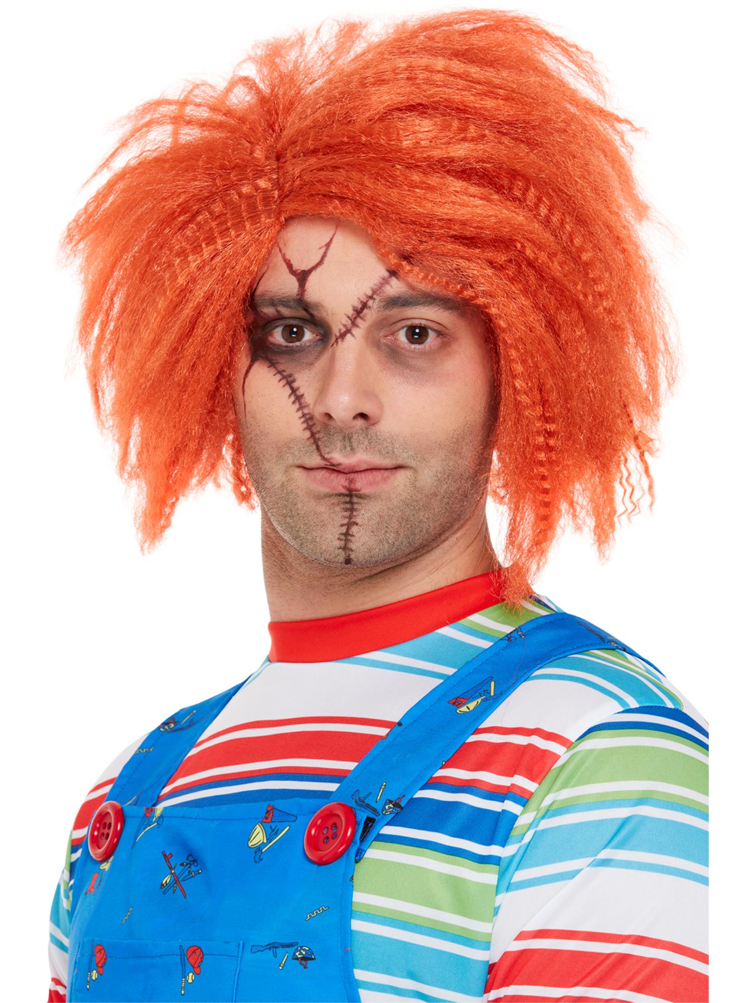 smiffys-fever-chucky-wig-per-cke-orange-einheitsgr-e image 1