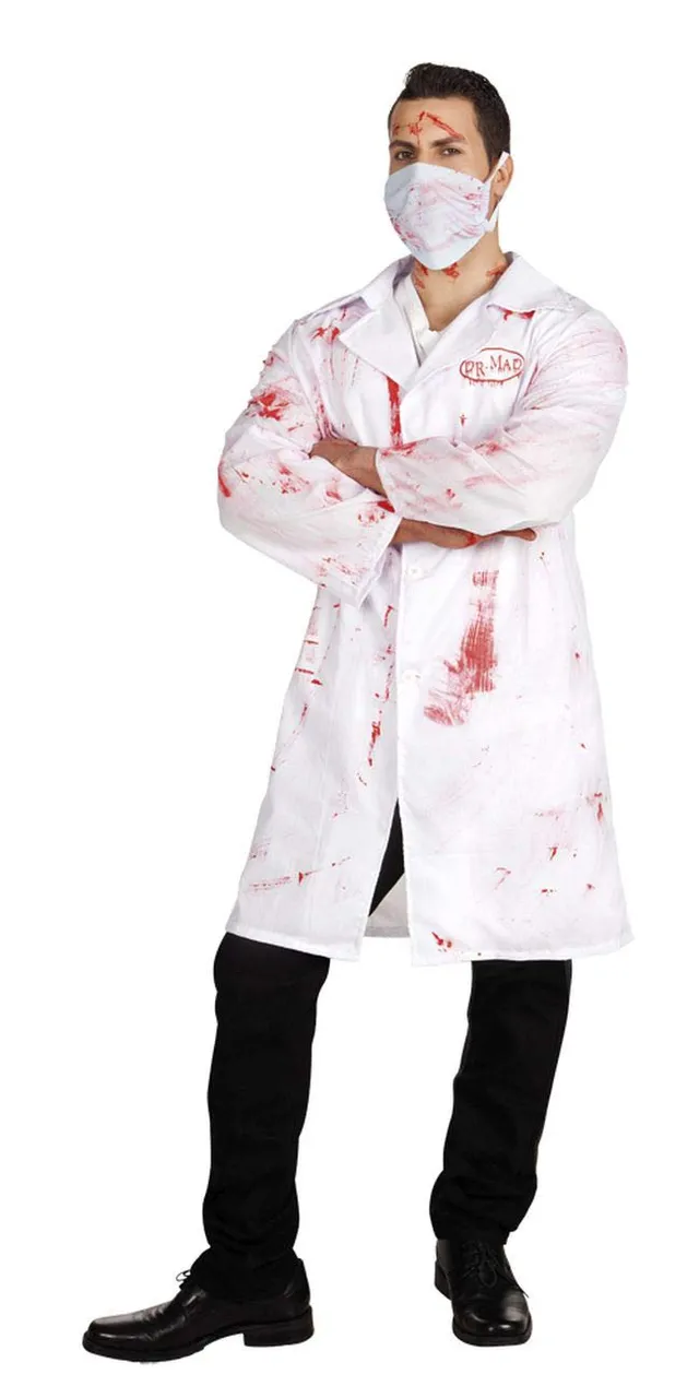 boland-doktor-mad-kost-m-arztkittel-mundschutz-horror-arzt image 1