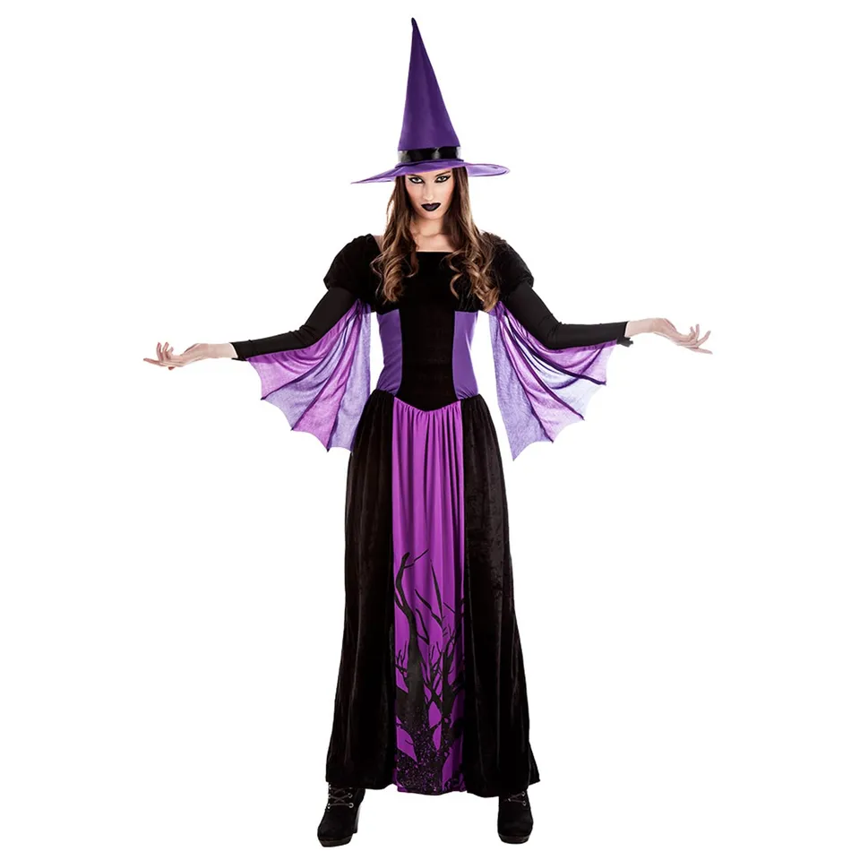boland-moonlight-witch-hexenkost-m-damen-lila-mit-hut image 1