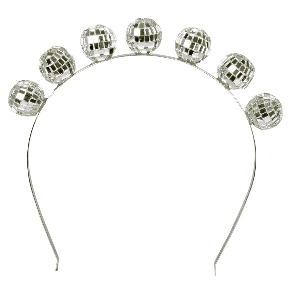 boland-headwear-disco-kugel-diadem-haarreif-silber image 4
