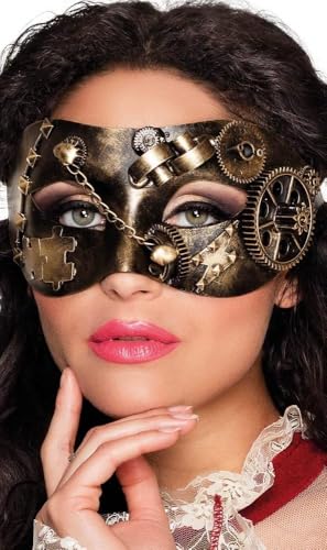 boland-masks-steampunk-augenmaske-bronze-karneval image 8