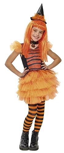 rubie-s-deluxe-glamour-hexenkost-m-m-dchen-orange-mit-hut-2 image 6