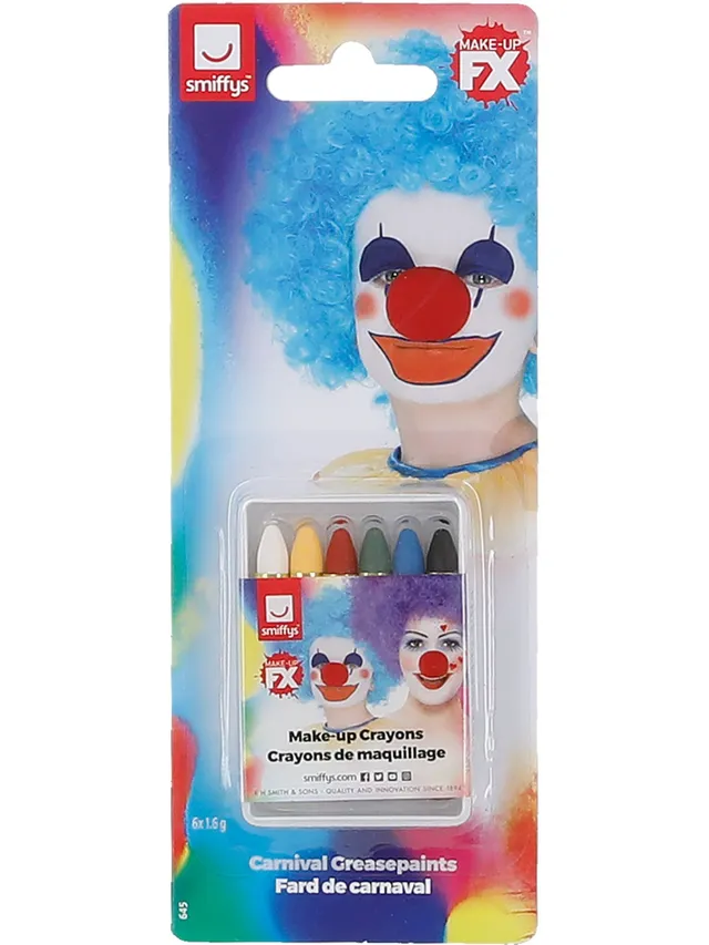 smiffys-fever-carnival-schminkstifte-bunt-6-farben-gesicht image 1
