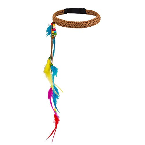 boland-headwear-haarband-hippie-mit-federn-boho-fasching image 8
