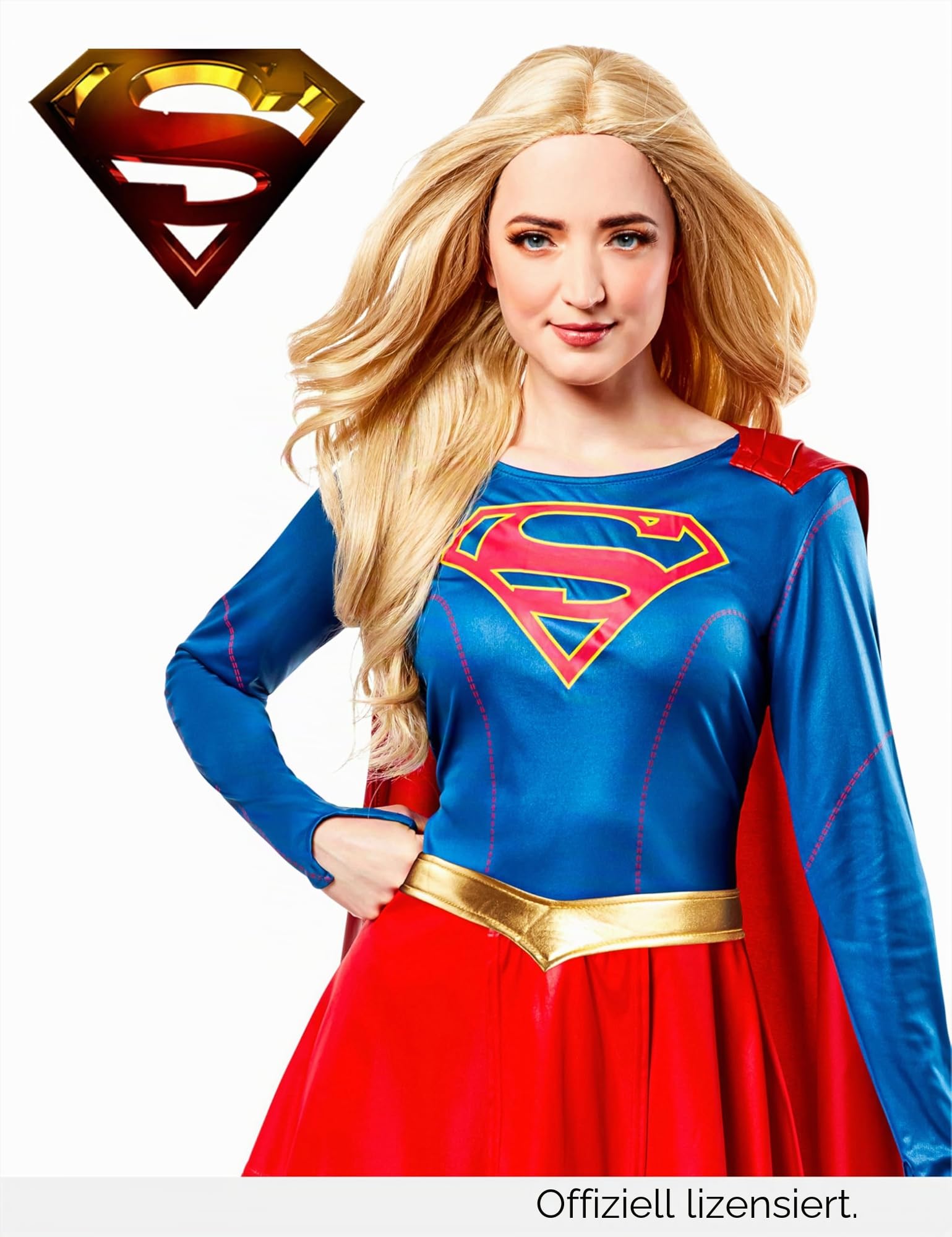 rubie-s-deluxe-supergirl-kost-m-damen-gr-m-tv-serie image 2
