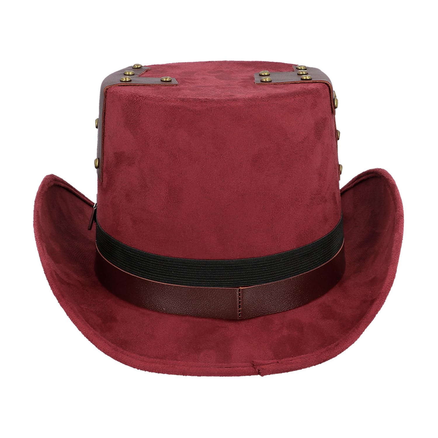boland-headwear-steampunk-hut-mit-brille-rot-einheitsgr-e image 5