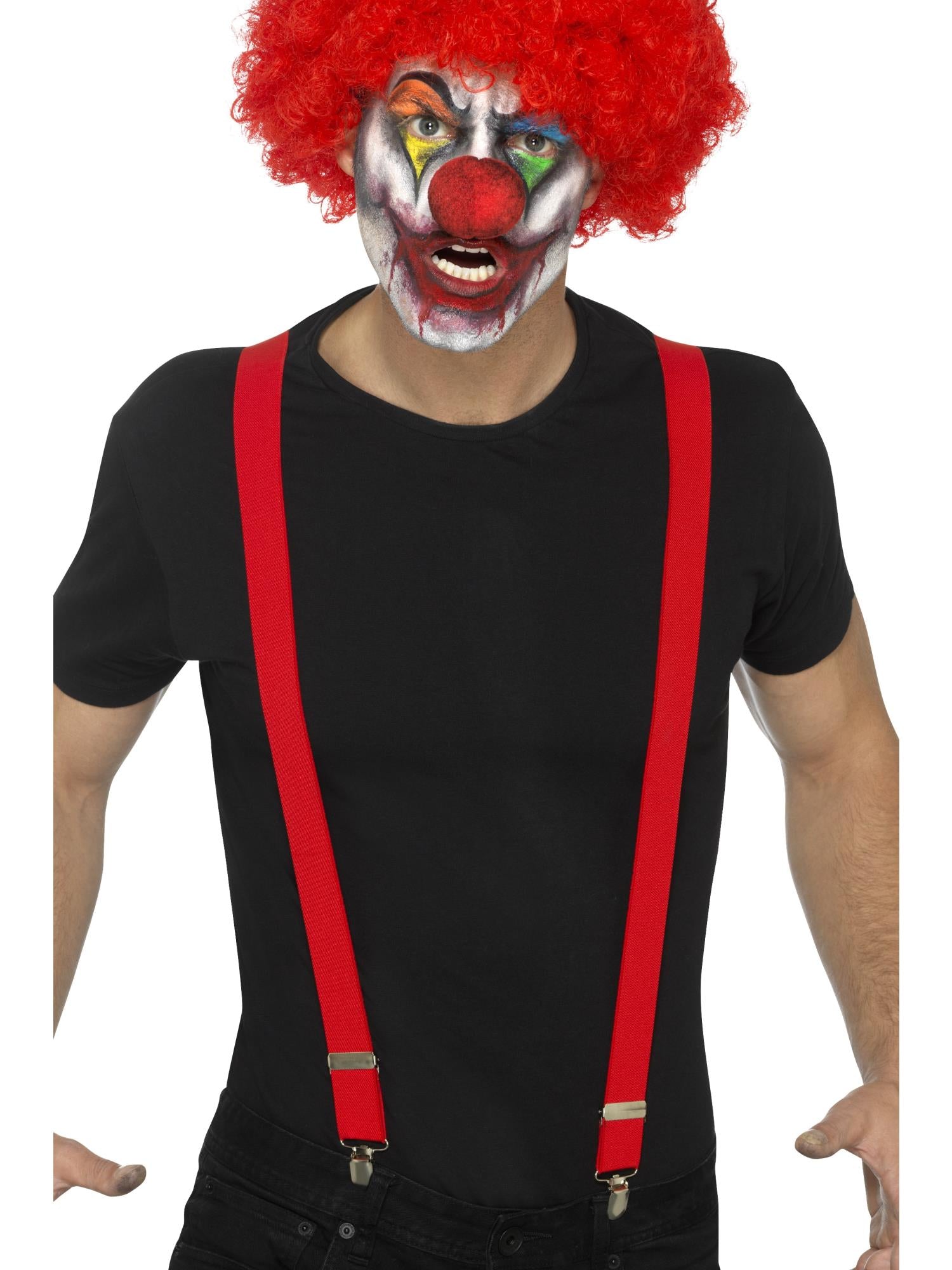 smiffys-fever-clown-hosentr-ger-rot-mit-clips-unisex image 3