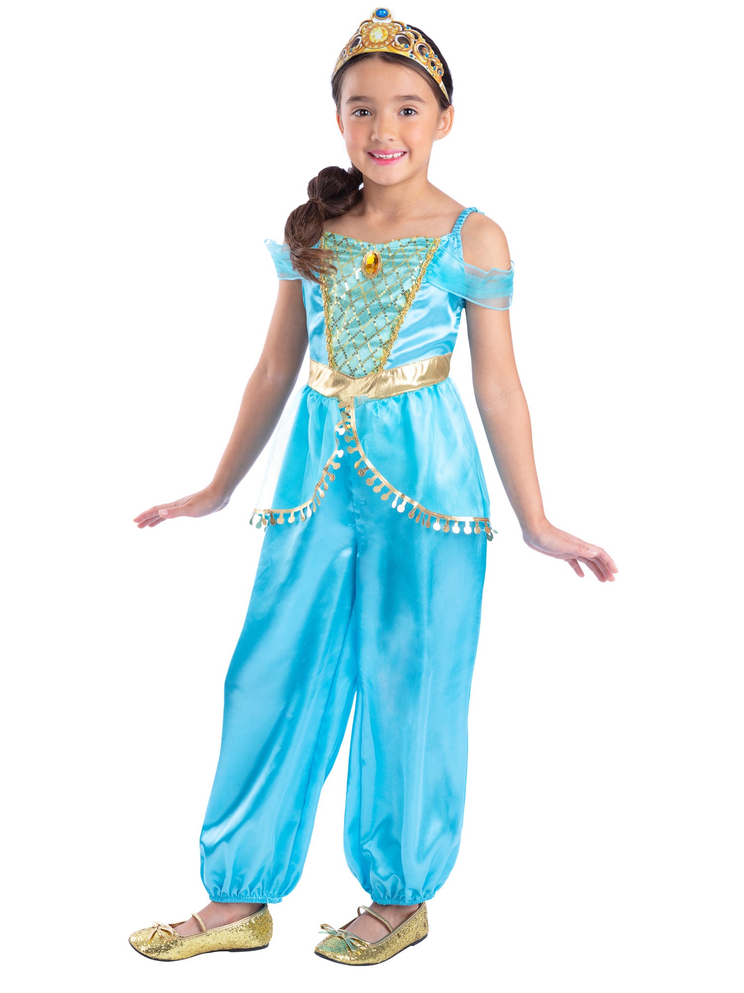 smiffys-fever-arabian-princess-kost-m-m-dchen-t-rkis image 1