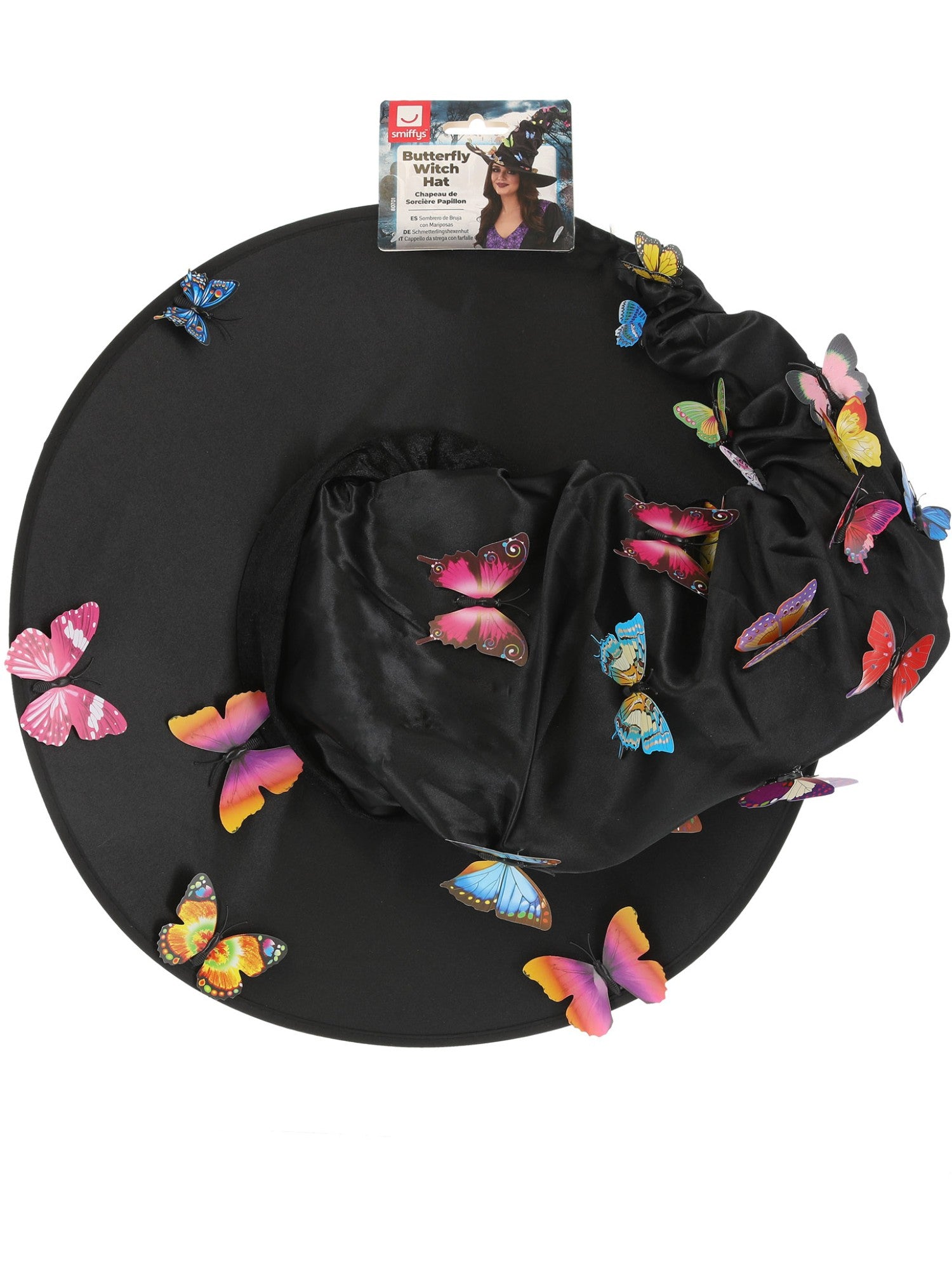 smiffys-fever-hexenhut-schmetterling-schwarz image 2