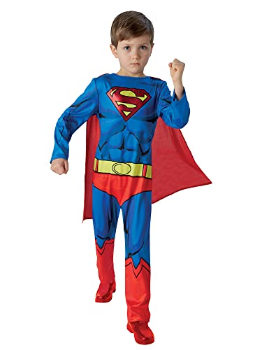 rubie-s-deluxe-superman-kost-m-jungen-gr-l-mit-umhang image 4