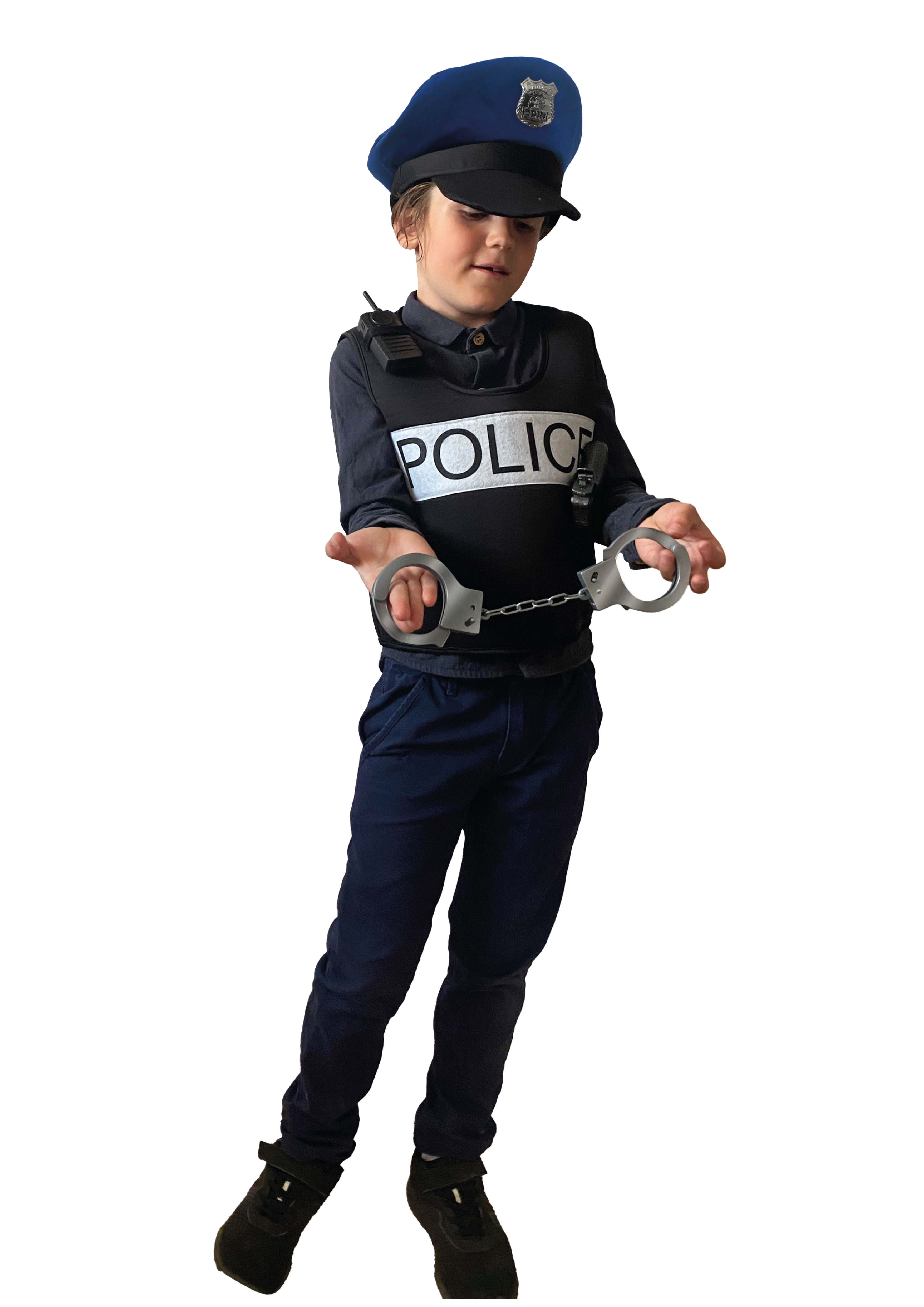 rubies-police-role-play-polizeikost-m-set-5-teilig-hut image 1
