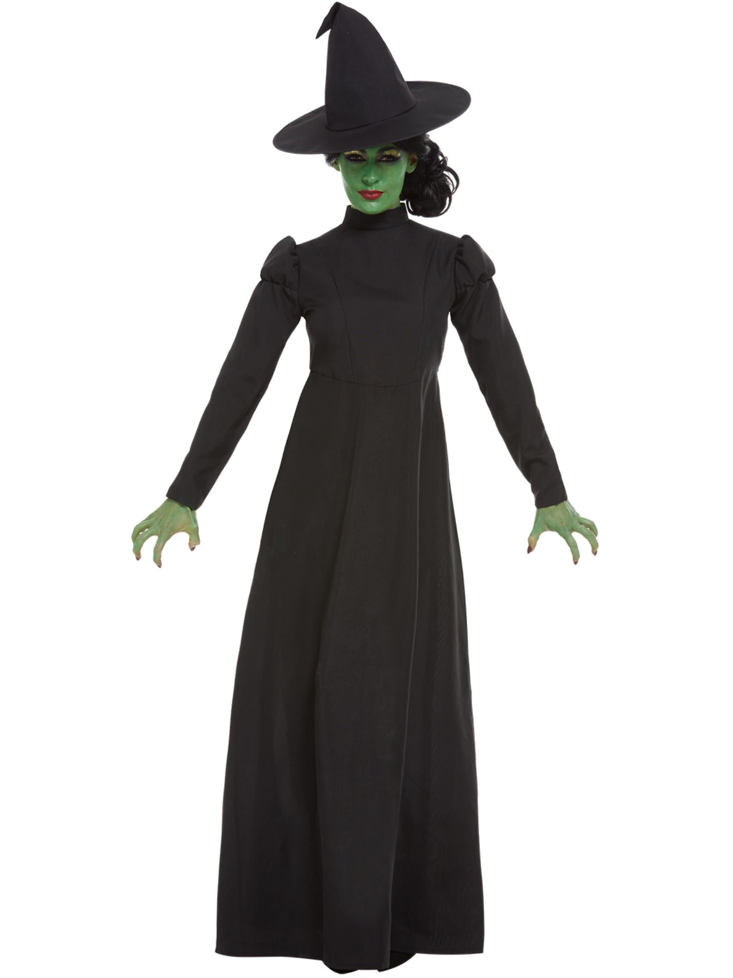 smiffys-fever-hexenkost-m-damen-schwarz-mit-hut image 1