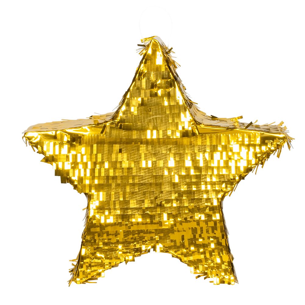 boland-30977-pinata-stern-gold-44-x-44-cm-zum-bef-llen image 1