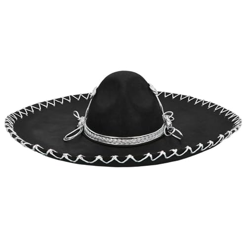 boland-guillermo-sombrero-hut-schwarz-4er-set-50-cm-mexiko image 5