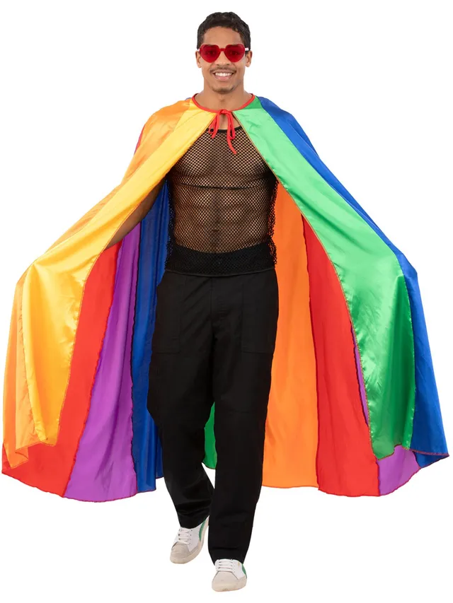 smiffys-fever-regenbogen-cape-bunt-einheitsgr-e image 1