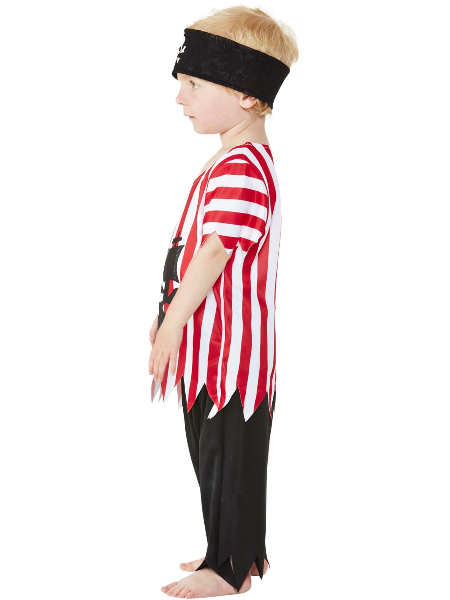 smiffys-fever-jolly-pirate-piratenkost-m-kleinkind-3-tlg-rot image 3