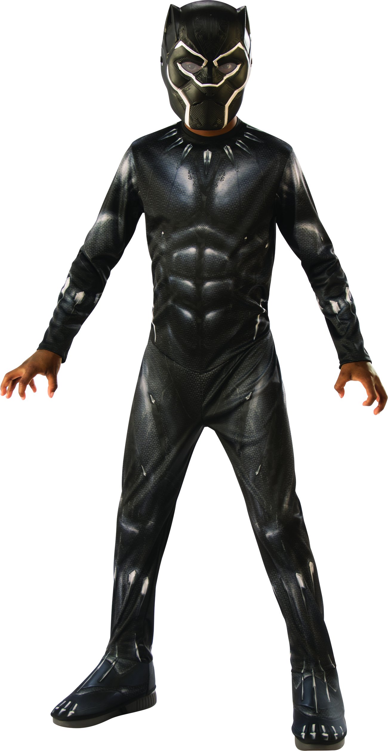 rubie-s-deluxe-black-panther-kost-m-kinder-m-5-7-jahre-mit-maske image 1