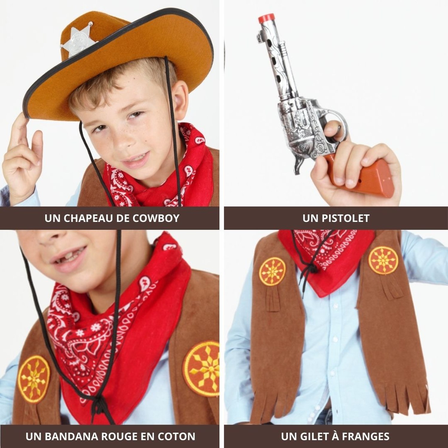 rubies-cowboy-kost-m-set-kinder-5-8-jahre-mit-hut image 5