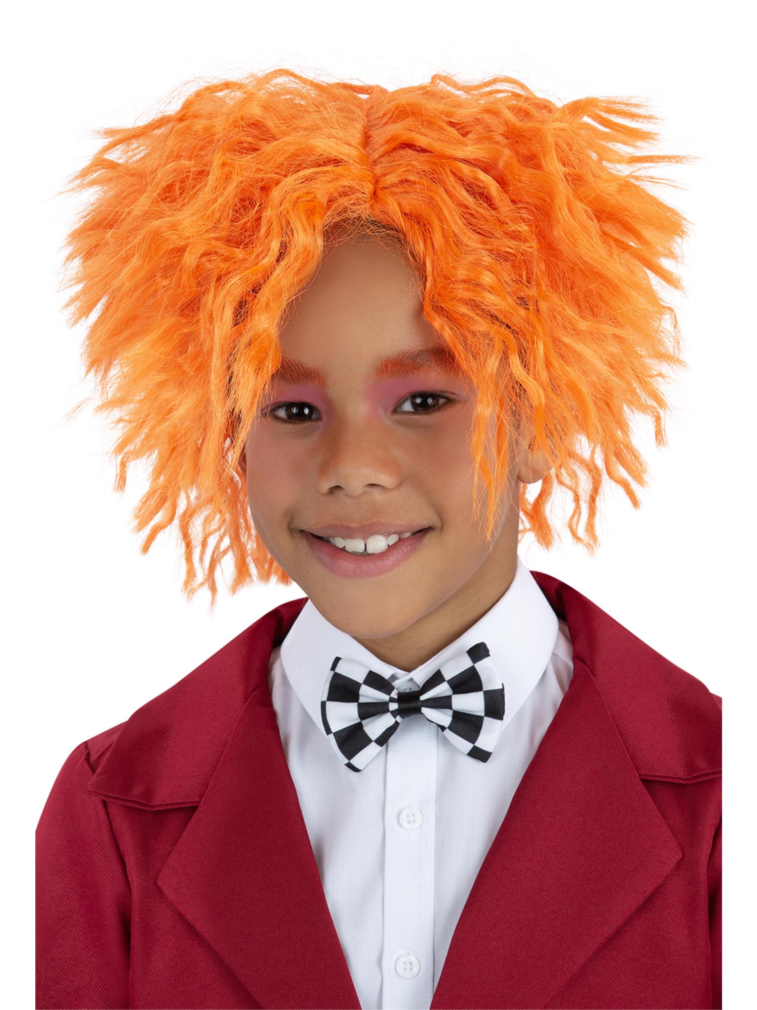 smiffys-fever-kids-mad-hatter-per-cke-orange-lockig-kinder image 1